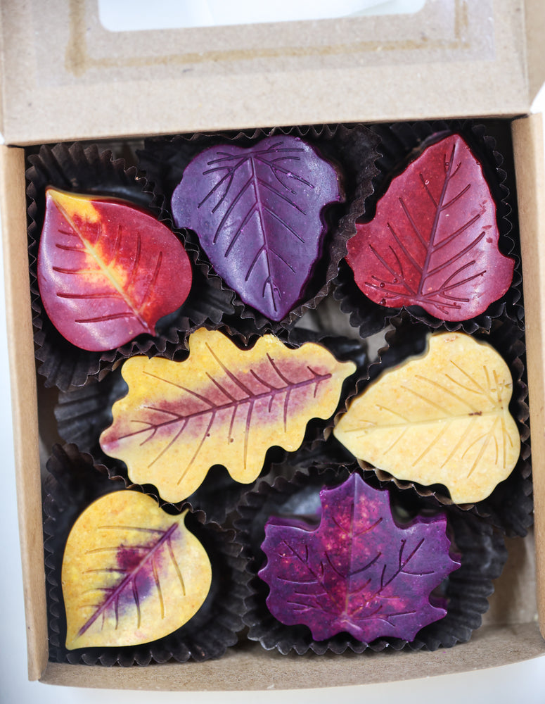 Fall Leaves Gift Box