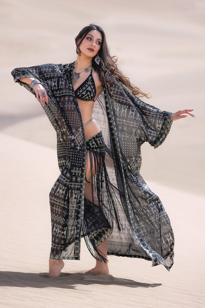Alkimiya Zsa Zsa Robe Obsidian