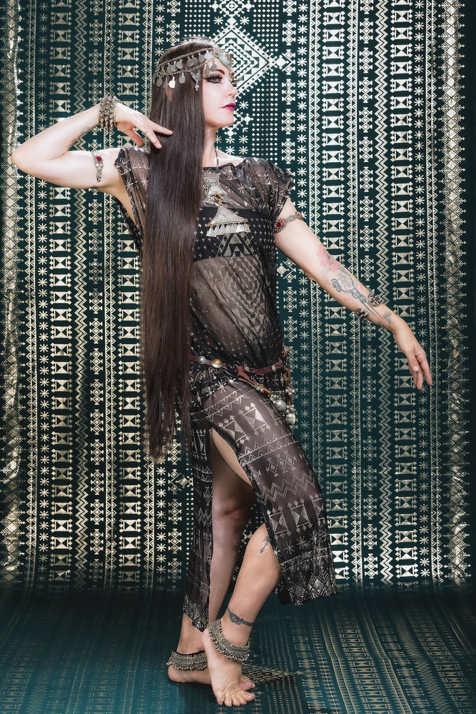 Alkimiya Nadia Dress Obsidian
