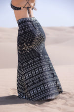 Alkimiya Cleopatra Maxi Skirt Obsidian