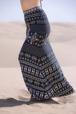 Alkimiya Cleopatra Maxi Skirt Obsidian