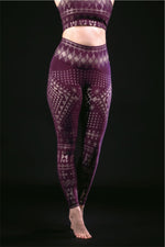 Alkimiya Elsa Legging Aubergine-Gold