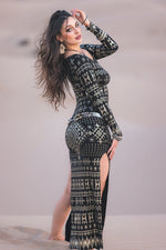 Alkimiya Nawal Dress Obsidian