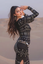 Alkimiya Nawal Dress Obsidian