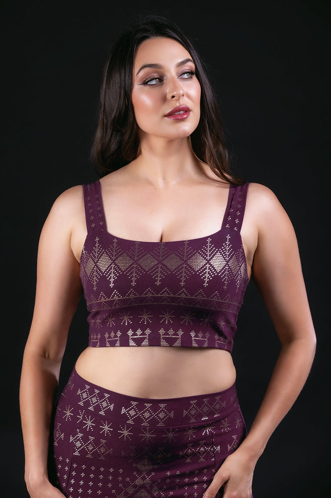 Alkimiya Neisha Bra Aubergine-Gold