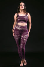 Alkimiya Elsa Legging Aubergine-Gold