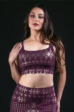 Alkimiya Neisha Bra Aubergine-Gold