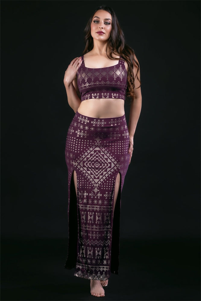Alkimiya Neisha Bra Aubergine-Gold