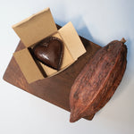 Peanut Butter & Dark Chocolate Hearts